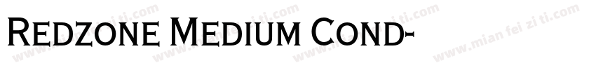 Redzone Medium Cond字体转换
